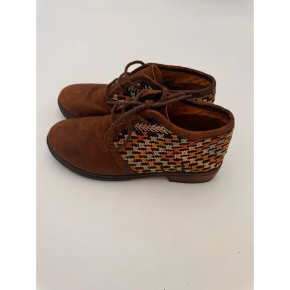 Moroccan Kilim Men's Size 9 Handmade Knit Ankle Boots Multicolor - Picture 1 of 4